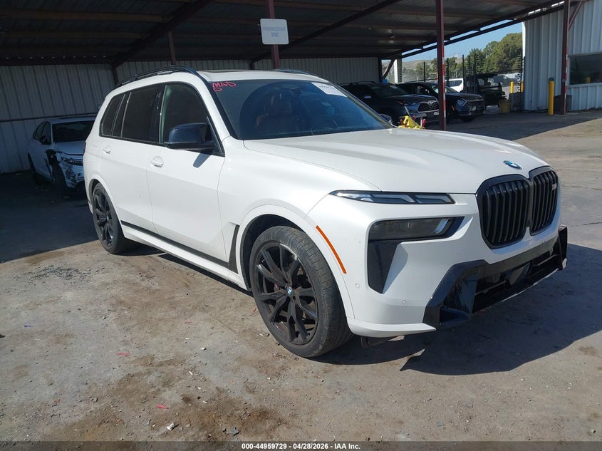 2023 BMW X7 VIN 5UX33EM01P9R52117 IAAI salvage auction — LEFT REAR, Salvage Title, sold $42,150 on 2026-07-06 (photo 1)