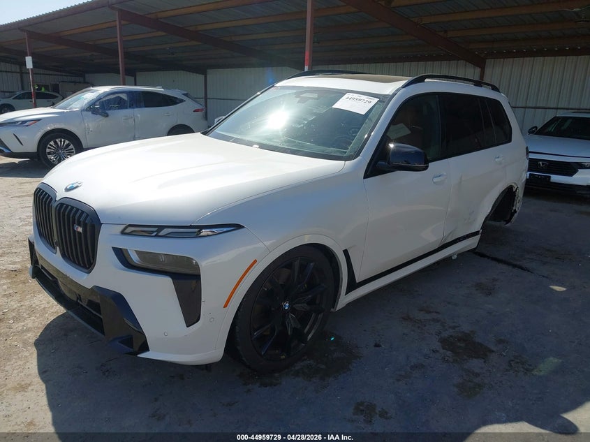 2023 BMW X7 VIN 5UX33EM01P9R52117 IAAI salvage auction — LEFT REAR, Salvage Title, sold $42,150 on 2026-07-06 (photo 2)