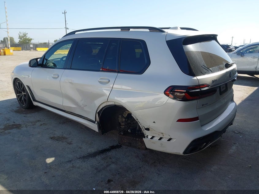 2023 BMW X7 VIN 5UX33EM01P9R52117 IAAI salvage auction — LEFT REAR, Salvage Title, sold $42,150 on 2026-07-06 (photo 3)