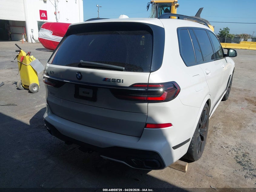2023 BMW X7 VIN 5UX33EM01P9R52117 IAAI salvage auction — LEFT REAR, Salvage Title, sold $42,150 on 2026-07-06 (photo 4)