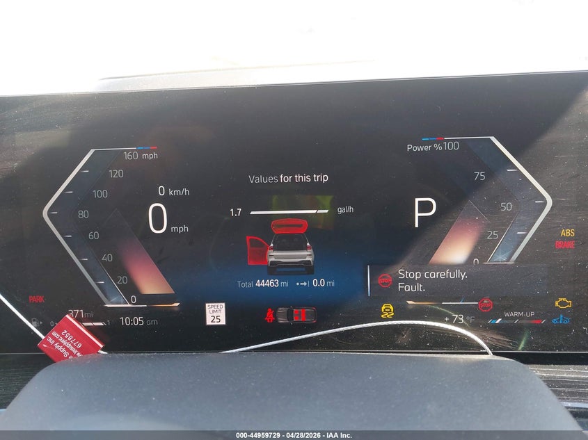 2023 BMW X7 VIN 5UX33EM01P9R52117 IAAI salvage auction — LEFT REAR, Salvage Title, sold $42,150 on 2026-07-06 (photo 7)