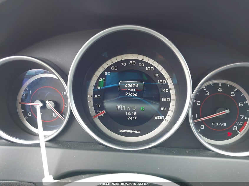 2014 Mercedes-benz C-klasse amg VIN WDDGJ7HB3EG185479 IAAI salvage auction — FRONT END, Salvage (California), sold $19,550 on 2026-07-06 (photo 7)