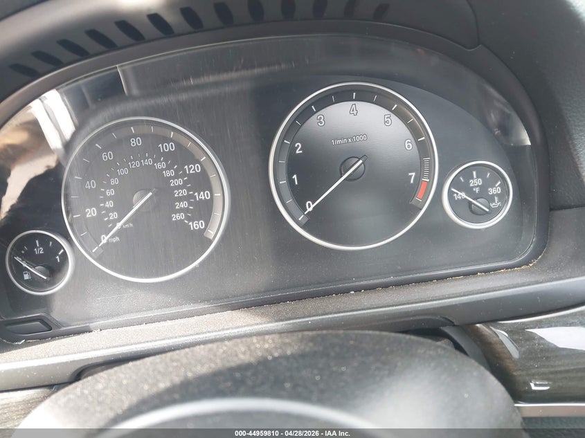 2016 BMW 5er VIN WBA5B3C54GG257945 IAAI salvage auction — FRONT & REAR, Salvage (Massachusetts), sold $600 on 2026-07-31 (photo 7)
