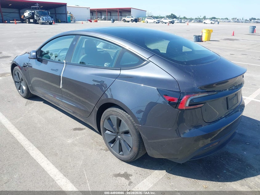 2025 Tesla Model 3 VIN 5YJ3E1EA2SF987341 IAAI salvage auction — FRONT END, Salvage Title, sold $14,400 on 2026-07-09 (photo 3)