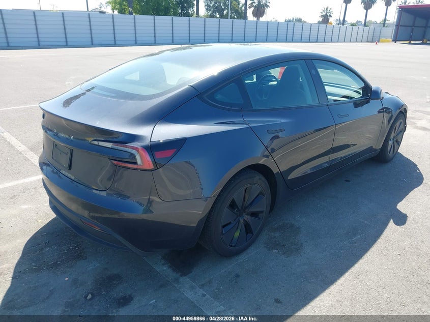 2025 Tesla Model 3 VIN 5YJ3E1EA2SF987341 IAAI salvage auction — FRONT END, Salvage Title, sold $14,400 on 2026-07-09 (photo 4)
