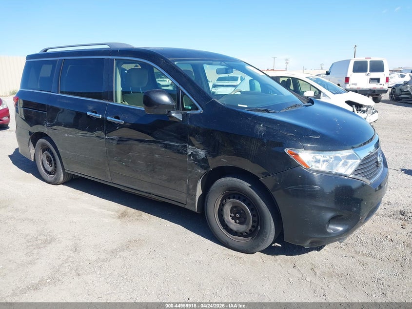 2012 Nissan Quest VIN JN8AE2KP4C9041294 IAAI salvage auction — RIGHT SIDE, App For Dup Clear (California), sold $500 on 2026-07-30 (photo 1)