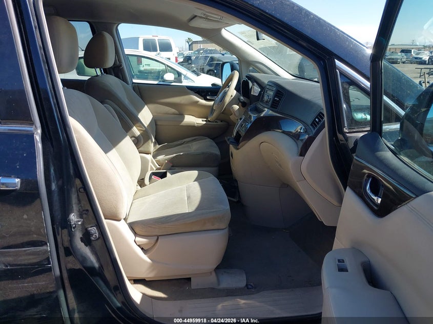 2012 Nissan Quest VIN JN8AE2KP4C9041294 IAAI salvage auction — RIGHT SIDE, App For Dup Clear (California), sold $500 on 2026-07-30 (photo 5)