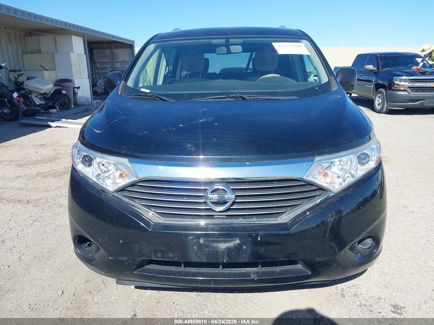 2012 Nissan Quest VIN JN8AE2KP4C9041294 IAAI salvage auction — RIGHT SIDE, App For Dup Clear (California), sold $500 on 2026-07-30 (photo 6)