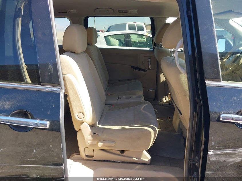 2012 Nissan Quest VIN JN8AE2KP4C9041294 IAAI salvage auction — RIGHT SIDE, App For Dup Clear (California), sold $500 on 2026-07-30 (photo 8)
