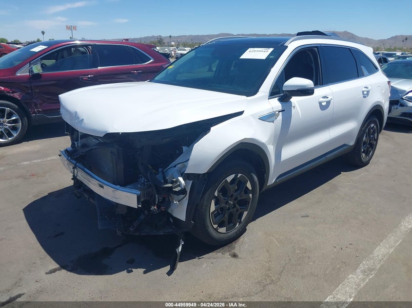 2025 Kia Sorento VIN 5XYRL4JC2SG379272 IAAI salvage auction — RIGHT FRONT, Salvage (Arizona), sold $13,000 on 2026-07-28 (photo 2)