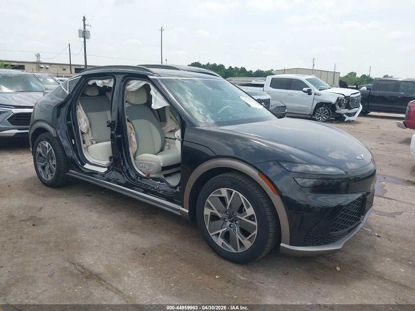 2025 Genesis Gv60 VIN KMUKCDSC8SU026563 IAAI salvage auction — RIGHT SIDE, Original (Texas), sold $9,200 on 2026-07-23 (photo 1)