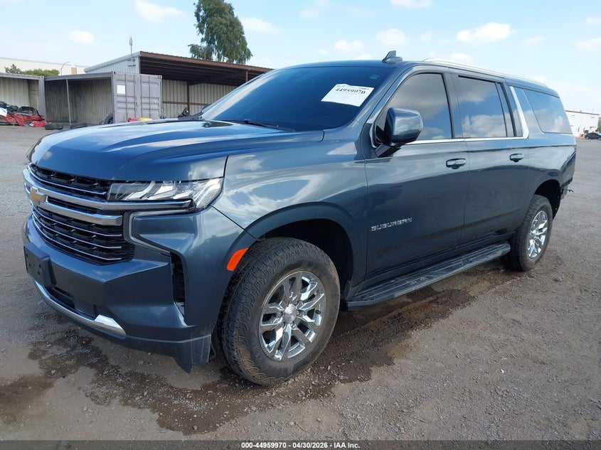 2021 Chevrolet Suburban VIN 1GNSCCKDXMR241297 IAAI salvage auction — REAR END, Salvage (California), sold $9,600 on 2026-07-29 (photo 2)
