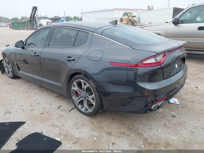 2019 Kia Stinger VIN KNAE45LC8K6064085 IAAI salvage auction — FRONT END, Salvage Title, sold $5,000 on 2026-07-29 (photo 3)