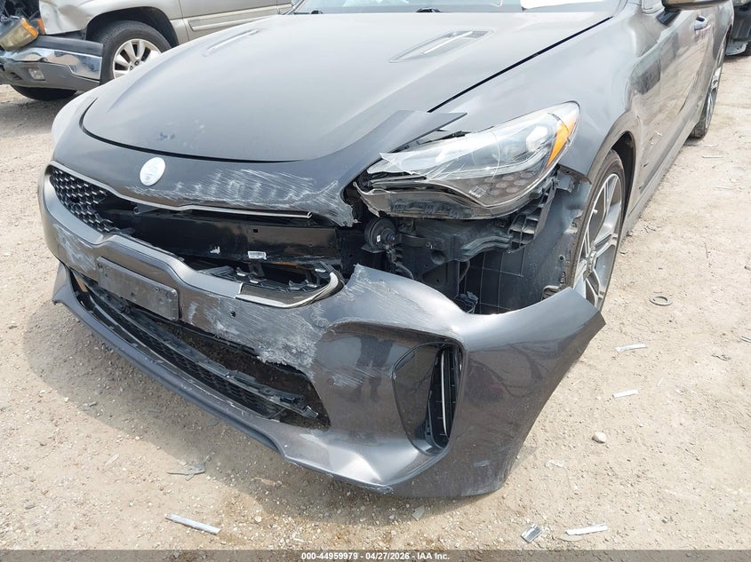 2019 Kia Stinger VIN KNAE45LC8K6064085 IAAI salvage auction — FRONT END, Salvage Title, sold $5,000 on 2026-07-29 (photo 6)