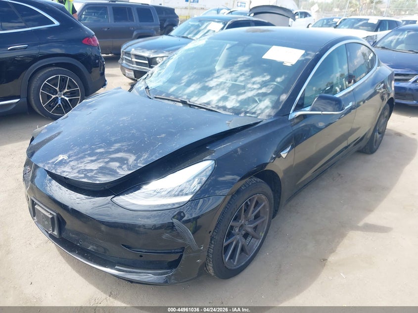 2019 Tesla Model 3 VIN 5YJ3E1EA9KF398464 IAAI salvage auction — RIGHT SIDE, Salvage Title, sold $3,000 on 2026-07-09 (photo 2)