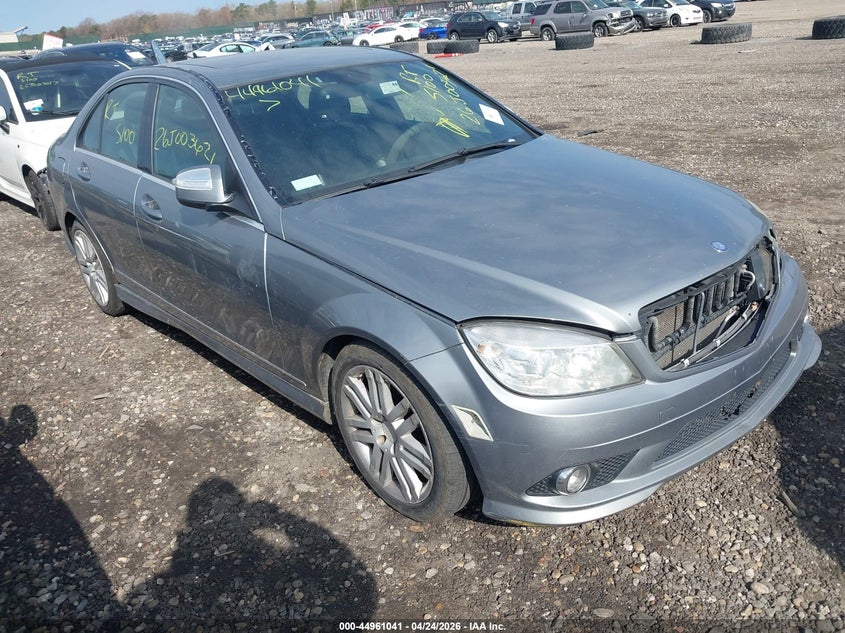 2008 Mercedes-benz C class VIN WDDGF81X68F157411 IAAI salvage auction — FRONT & REAR, Bill Of Sale (New York), sold $425 on 2026-07-07 (photo 1)