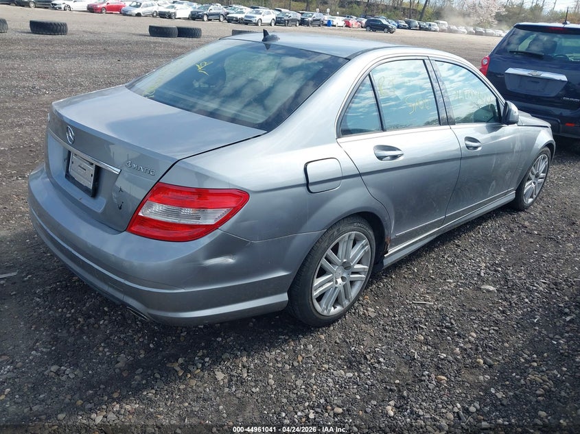 2008 Mercedes-benz C class VIN WDDGF81X68F157411 IAAI salvage auction — FRONT & REAR, Bill Of Sale (New York), sold $425 on 2026-07-07 (photo 4)