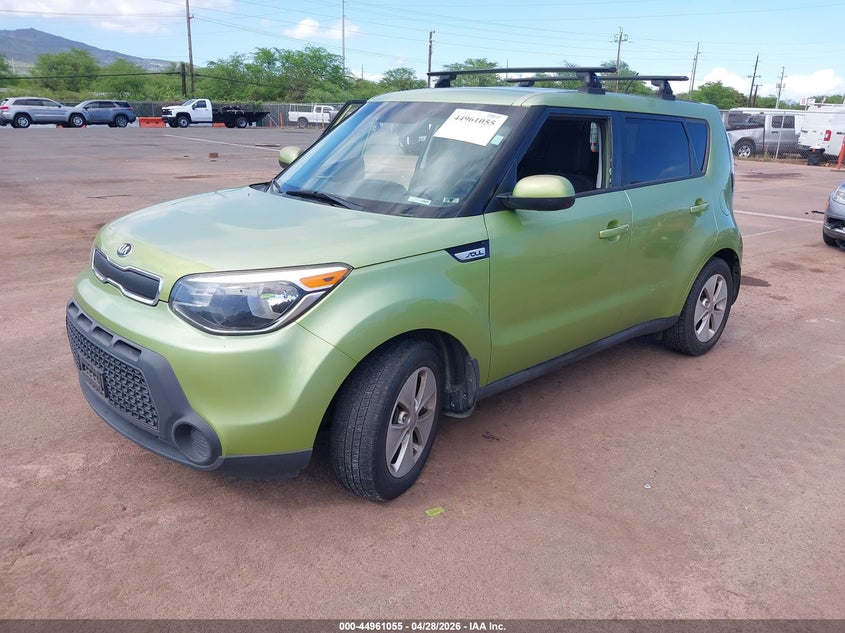 2015 Kia Soul VIN KNDJN2A29F7778346 IAAI salvage auction — THEFT, Salvage (Hawaii), sold $375 on 2026-07-28 (photo 2)