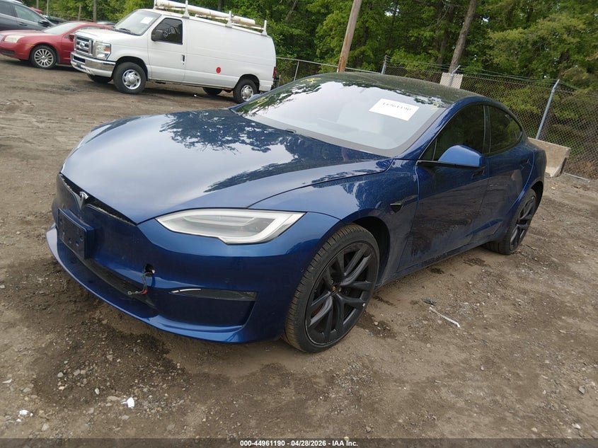 2021 Tesla Model s VIN 5YJSA1E5XMF428455 IAAI salvage auction — ELECTRICAL, Clear (Maryland), sold $22,250 on 2026-07-15 (photo 2)