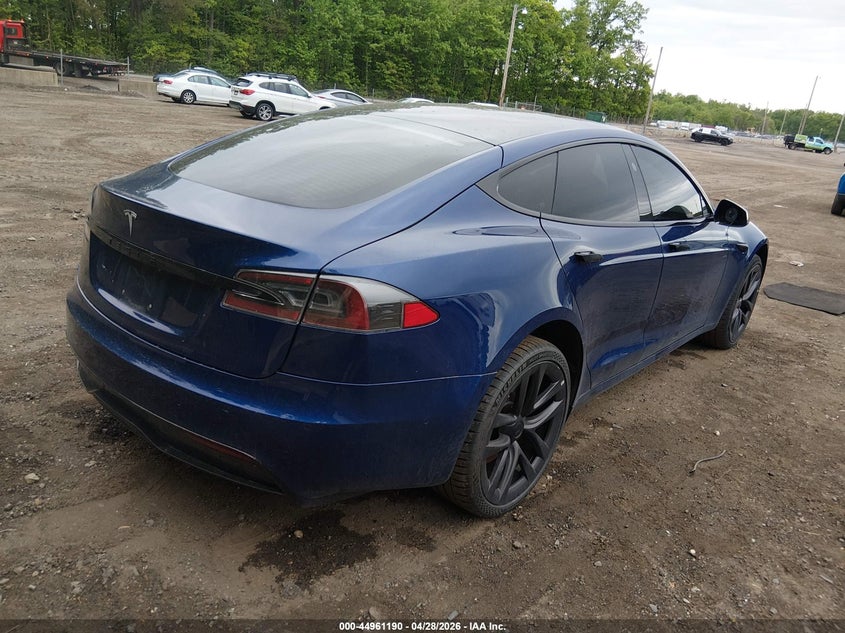 2021 Tesla Model s VIN 5YJSA1E5XMF428455 IAAI salvage auction — ELECTRICAL, Clear (Maryland), sold $22,250 on 2026-07-15 (photo 4)