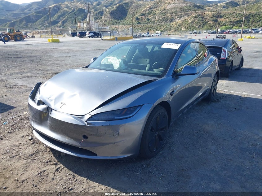 2026 Tesla Model 3 VIN 5YJ3E1EA2TF149859 IAAI salvage auction — FRONT END, Salvage Title, sold $14,700 on 2026-07-08 (photo 2)