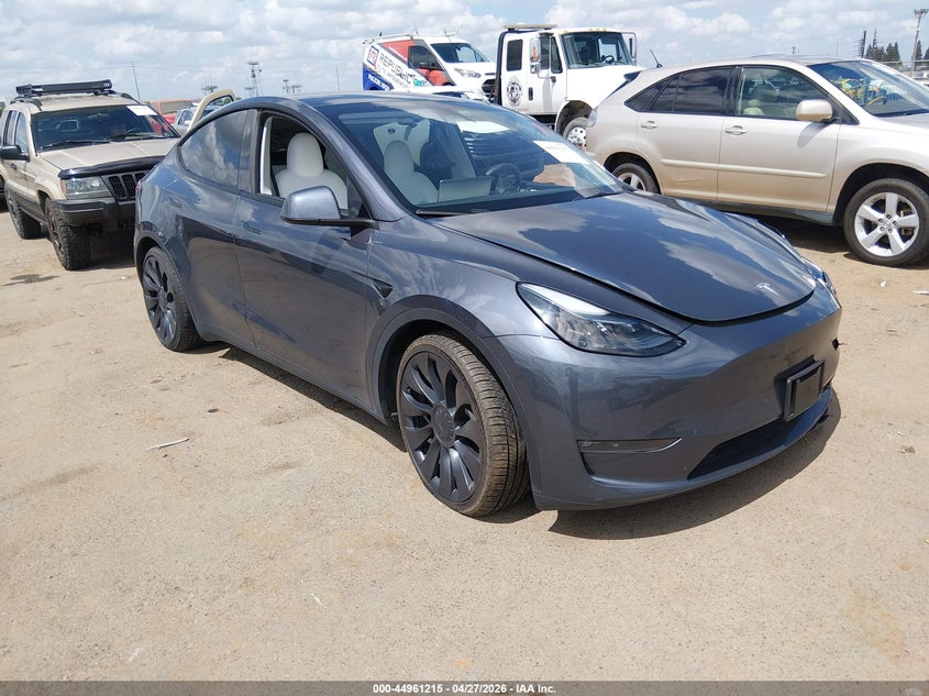 2023 Tesla Model y VIN 7SAYGDEF9PF862005 IAAI salvage auction — FRONT END, Salvage Title, sold $1,550 on 2026-07-22 (photo 1)
