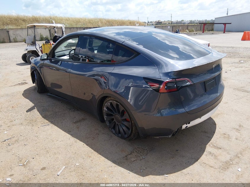 2023 Tesla Model y VIN 7SAYGDEF9PF862005 IAAI salvage auction — FRONT END, Salvage Title, sold $1,550 on 2026-07-22 (photo 3)