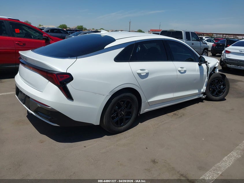 2025 Kia K5 VIN KNAG24J73S5371216 IAAI salvage auction — RIGHT FRONT, Salvage (Arizona), sold $5,550 on 2026-07-07 (photo 4)