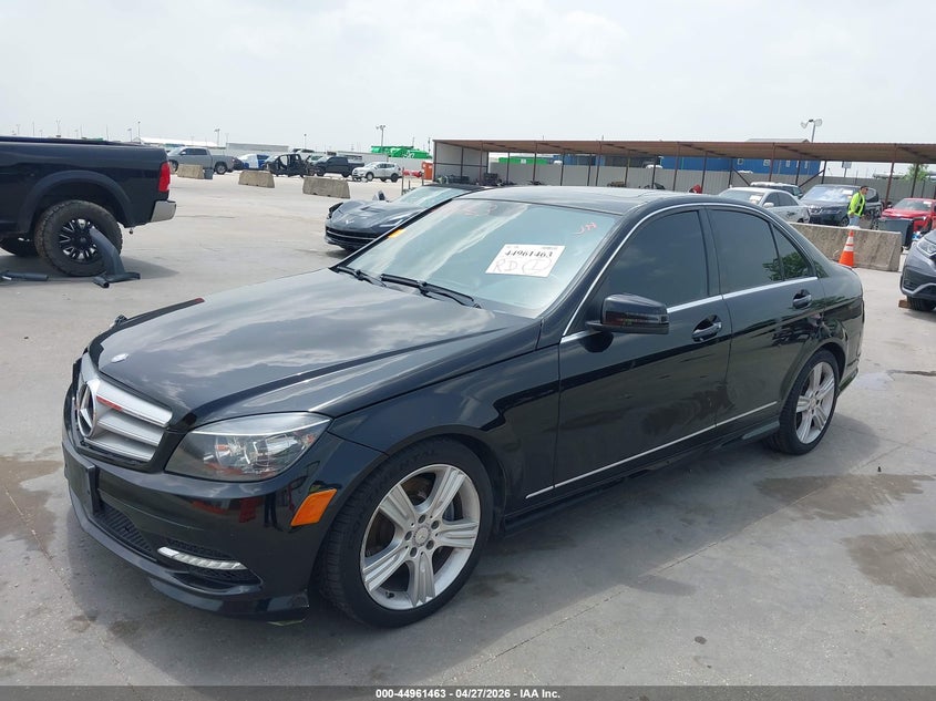 2011 Mercedes-benz C-klasse VIN WDDGF5GB1BR168302 IAAI salvage auction — FRONT END, Original (Texas), sold $2,300 on 2026-07-26 (photo 2)