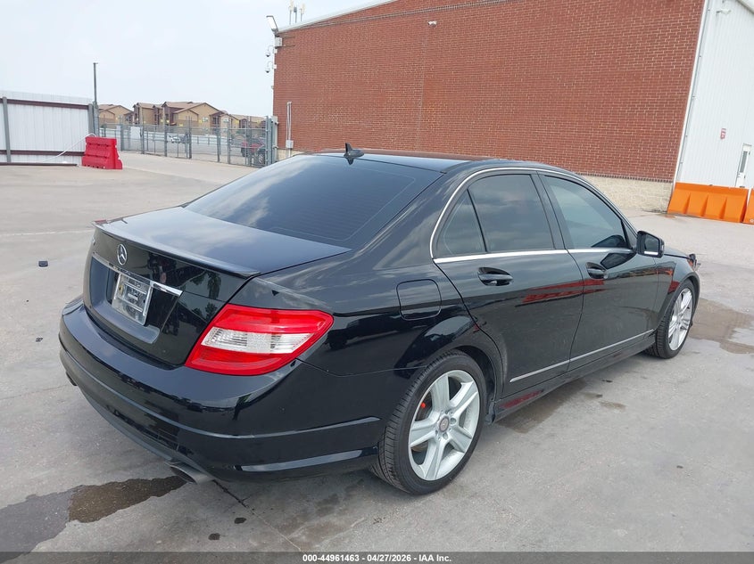 2011 Mercedes-benz C-klasse VIN WDDGF5GB1BR168302 IAAI salvage auction — FRONT END, Original (Texas), sold $2,300 on 2026-07-26 (photo 4)