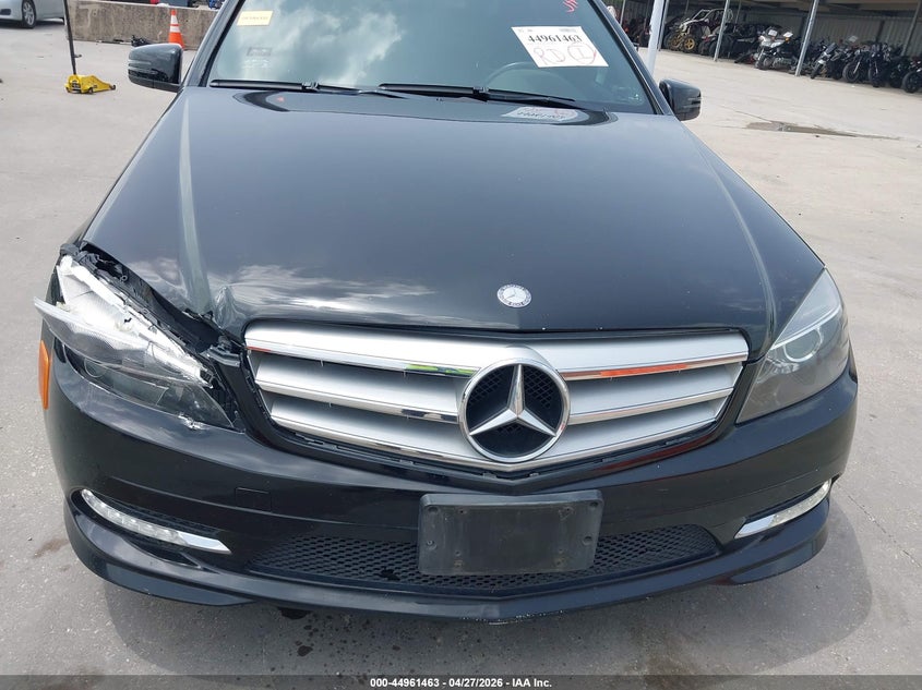2011 Mercedes-benz C-klasse VIN WDDGF5GB1BR168302 IAAI salvage auction — FRONT END, Original (Texas), sold $2,300 on 2026-07-26 (photo 6)