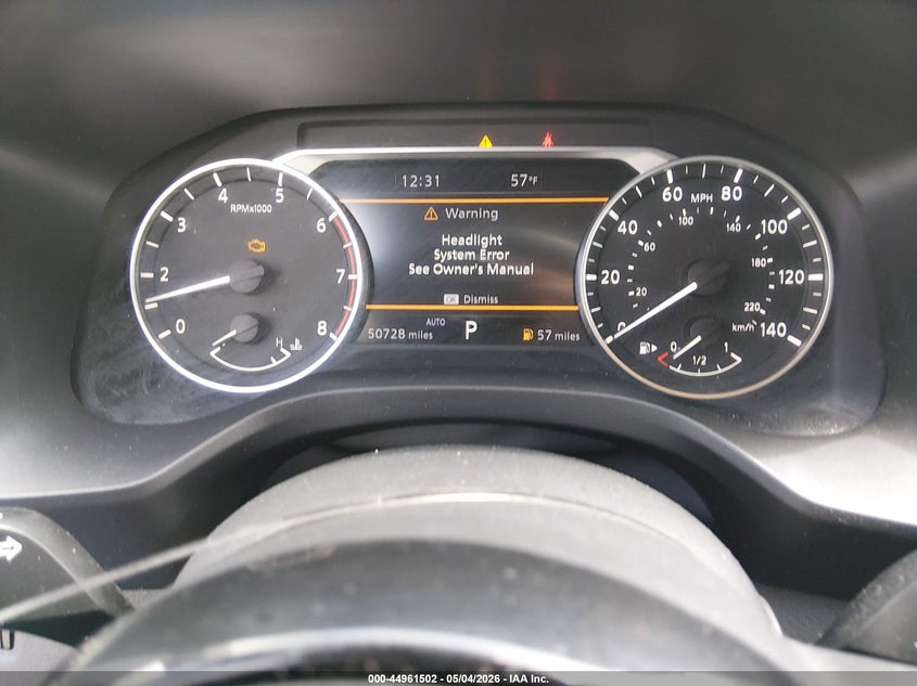 2021 Nissan Rogue VIN JN8AT3CB7MW240003 IAAI salvage auction — FRONT END, Salvage (West Virginia), sold $10,350 on 2026-07-09 (photo 7)