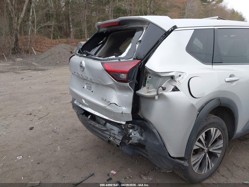 2021 Nissan Rogue VIN JN8AT3BB2MW226530 IAAI salvage auction — REAR END, Salvage Title, sold $5,450 on 2026-07-21 (photo 6)