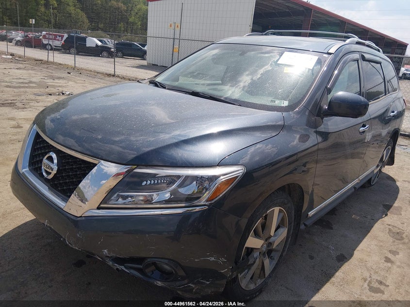 2016 Nissan Pathfinder VIN 5N1AR2MM8GC603446 IAAI salvage auction — FRONT END, Salvage Title, sold $1,300 on 2026-07-19 (photo 2)