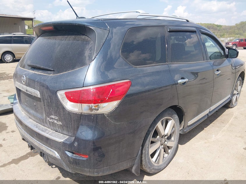 2016 Nissan Pathfinder VIN 5N1AR2MM8GC603446 IAAI salvage auction — FRONT END, Salvage Title, sold $1,300 on 2026-07-19 (photo 4)