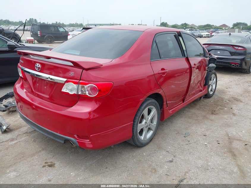 2013 Toyota Corolla VIN 5YFBU4EEXDP113457 IAAI salvage auction — FRONT END, Salvage (Texas), sold $1,300 on 2026-07-09 (photo 4)