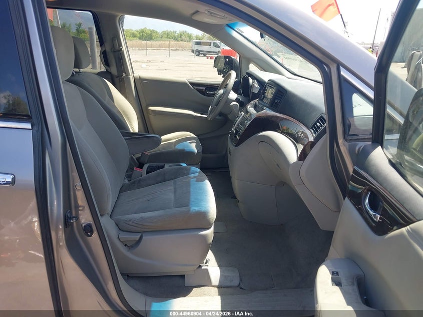 2012 Nissan Quest VIN JN8AE2KPXC9044023 IAAI salvage auction — LEFT SIDE, Salvage (Utah), sold $350 on 2026-07-09 (photo 5)