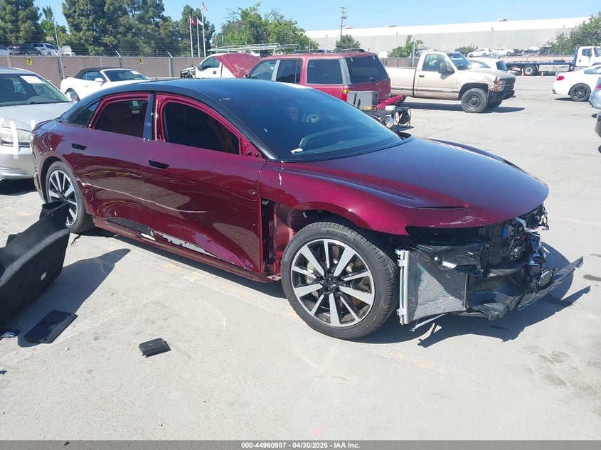 2024 Lucid Air VIN 50EA1TEA8RA006314 IAAI salvage auction — RIGHT FRONT, Salvage (California), sold $10,950 on 2026-07-20 (photo 1)