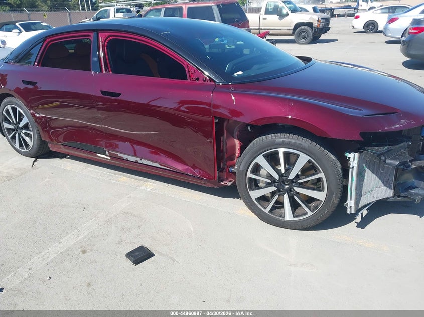 2024 Lucid Air VIN 50EA1TEA8RA006314 IAAI salvage auction — RIGHT FRONT, Salvage (California), sold $10,950 on 2026-07-20 (photo 6)