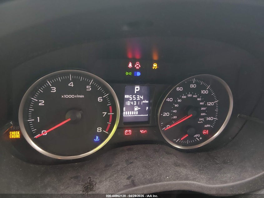 2016 Subaru Xv VIN JF2GPABC8G8265091 IAAI salvage auction — NORMAL WEAR, Original (Ohio), sold $875 on 2026-07-15 (photo 7)