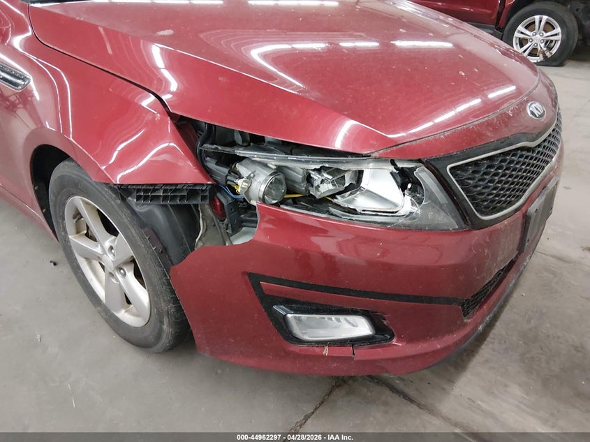 2014 Kia Optima VIN 5XXGM4A75EG310852 IAAI salvage auction — RIGHT FRONT, Salvage Title, sold $775 on 2026-07-28 (photo 6)