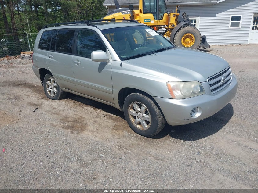 2003 Toyota Highlander VIN JTEHF21A730146268 IAAI salvage auction — NORMAL WEAR, Salvage (Texas), sold $325 on 2026-07-27 (photo 1)