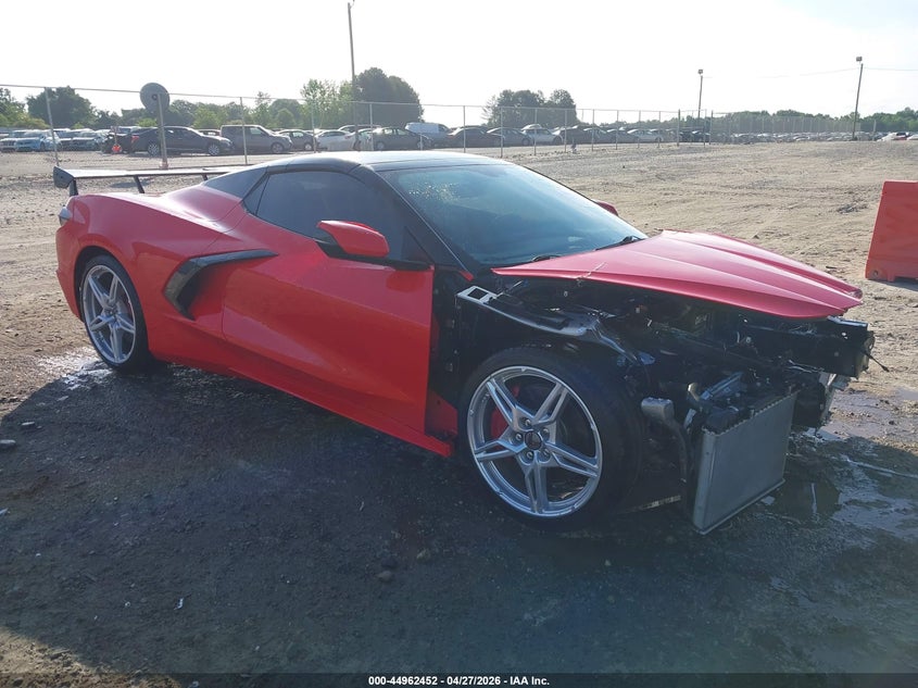 2021 Chevrolet Corvette VIN 1G1YB3D47M5109469 IAAI salvage auction — FRONT END, Salvage (Georgia), sold $33,200 on 2026-07-13 (photo 1)