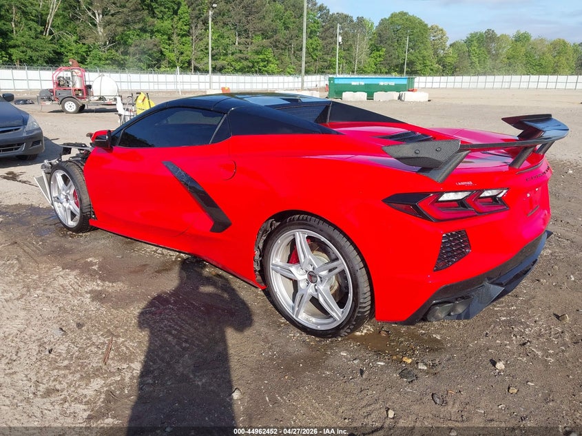 2021 Chevrolet Corvette VIN 1G1YB3D47M5109469 IAAI salvage auction — FRONT END, Salvage (Georgia), sold $33,200 on 2026-07-13 (photo 3)