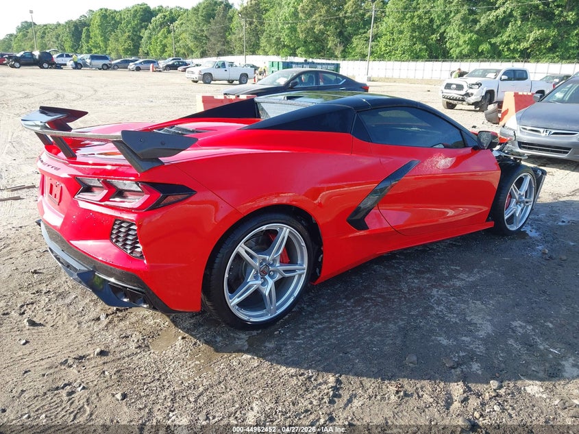 2021 Chevrolet Corvette VIN 1G1YB3D47M5109469 IAAI salvage auction — FRONT END, Salvage (Georgia), sold $33,200 on 2026-07-13 (photo 4)