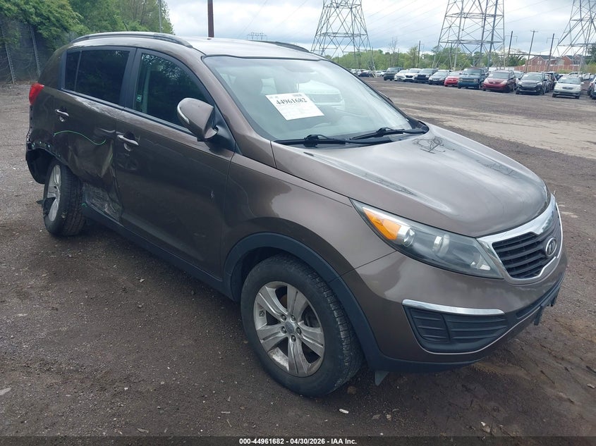 2012 Kia Sportage VIN KNDPB3A25C7215895 IAAI salvage auction — REAR END, Salvage (New Jersey), sold $2,250 on 2026-08-29 (photo 1)