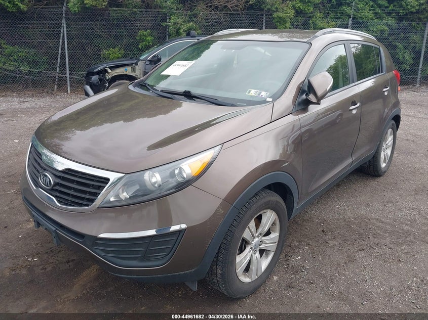 2012 Kia Sportage VIN KNDPB3A25C7215895 IAAI salvage auction — REAR END, Salvage (New Jersey), sold $2,250 on 2026-08-29 (photo 2)