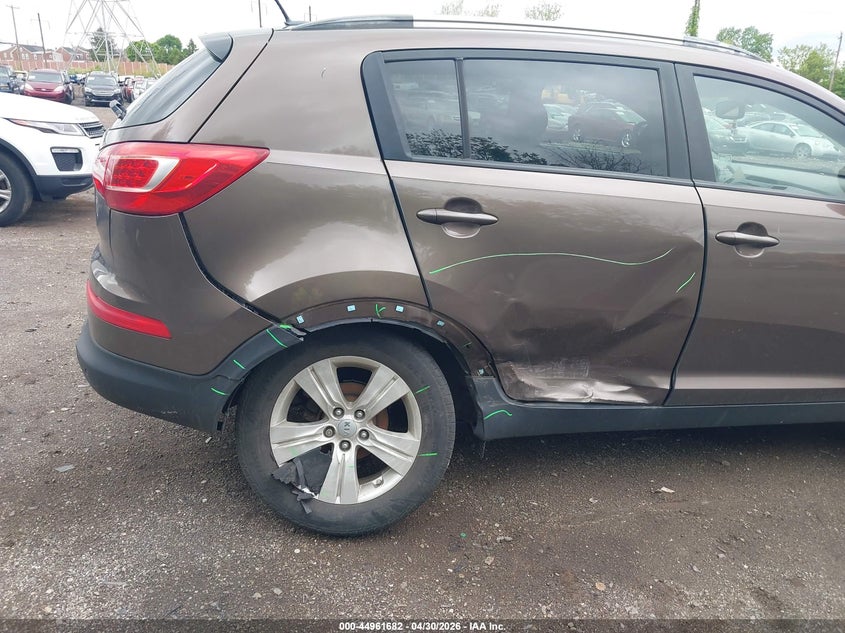 2012 Kia Sportage VIN KNDPB3A25C7215895 IAAI salvage auction — REAR END, Salvage (New Jersey), sold $2,250 on 2026-08-29 (photo 6)