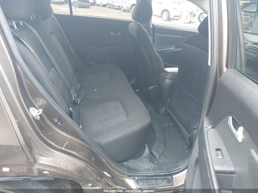 2012 Kia Sportage VIN KNDPB3A25C7215895 IAAI salvage auction — REAR END, Salvage (New Jersey), sold $2,250 on 2026-08-29 (photo 8)