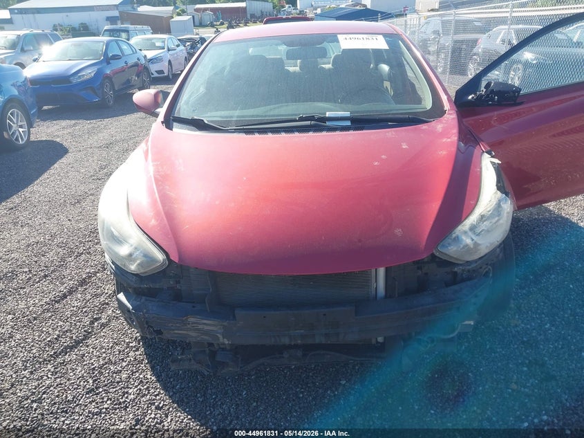 2016 Hyundai Elantra VIN KMHDH4AE9GU482929 IAAI salvage auction — FRONT & REAR, Salvage (South Carolina), sold $775 on 2026-07-21 (photo 6)
